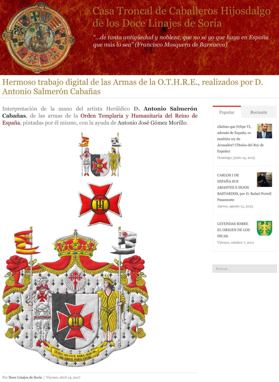 Orden Templaria y Humanitaria del Reino de Espaa