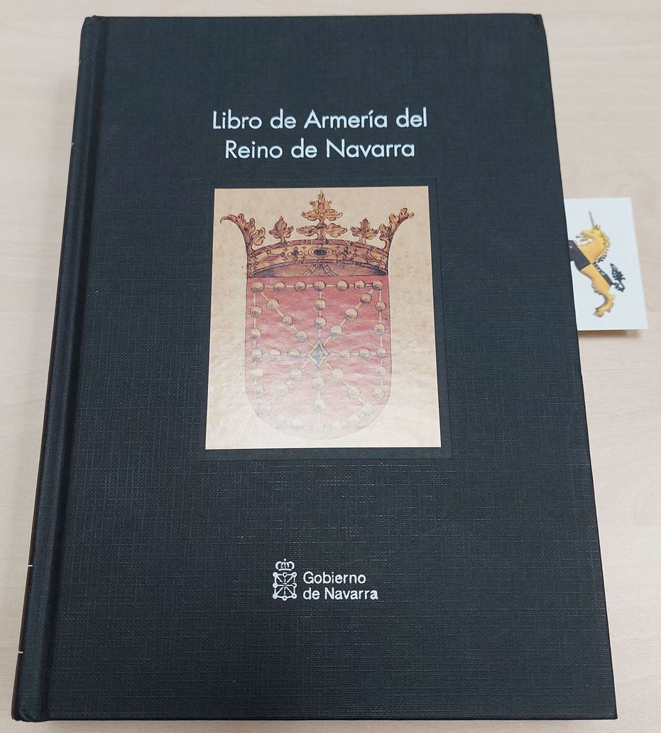 Libro de Armera del Reino de Navarra, cubierta