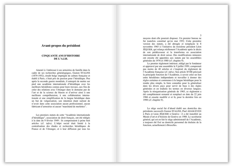Pginas 2 y 3 de Mmorial du Jubil, 1949-1999