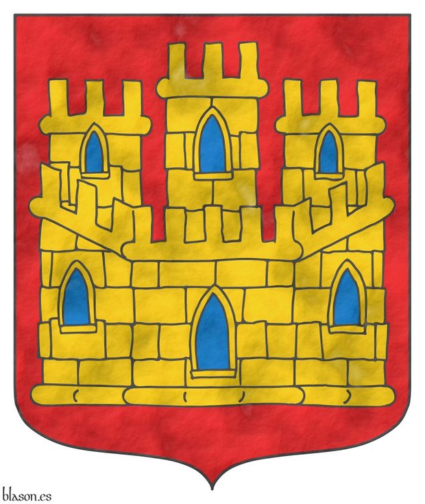 Luis Valero de Bernab, Los Castillos en la Herldica Espaola