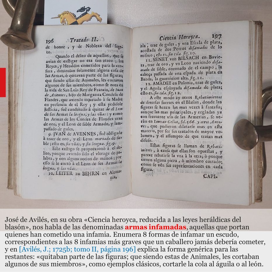 Tomo II, armas infamadas