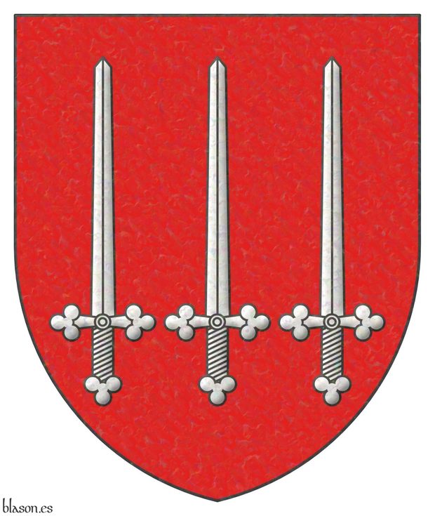 Coat of arms of Willame de Colebraund in The Lord Marshal's Roll