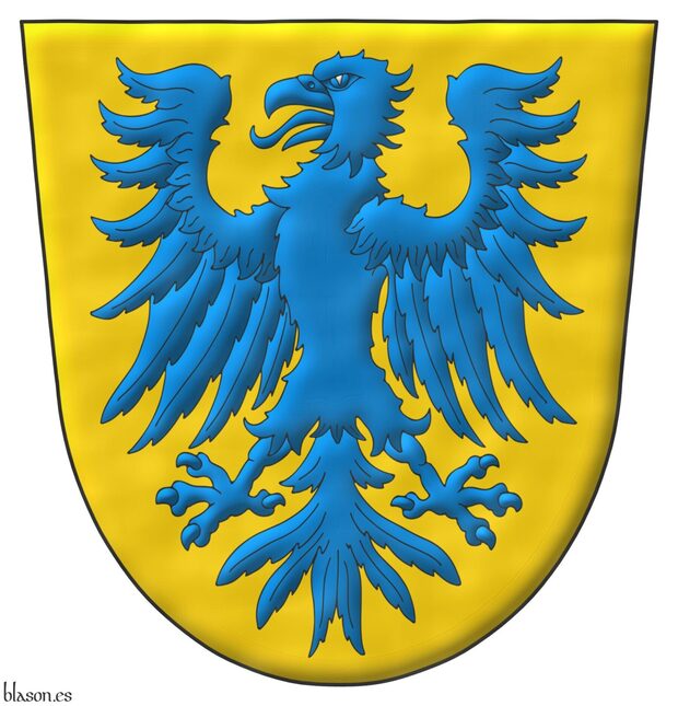 Or, an eagle displayed Azure.