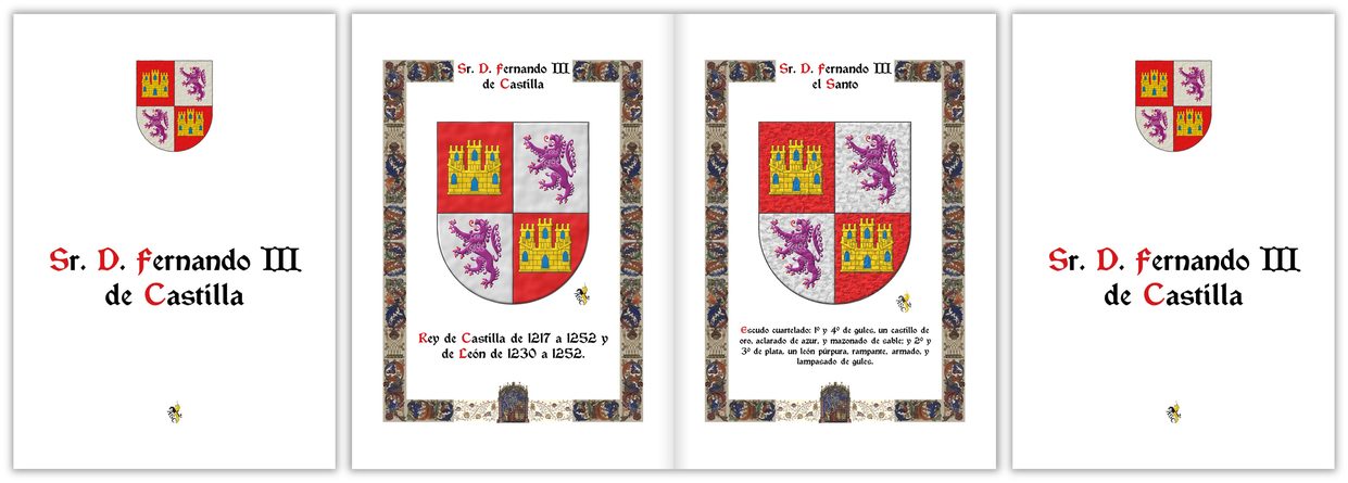 Ferdinand III of Castile, Heraldic document.