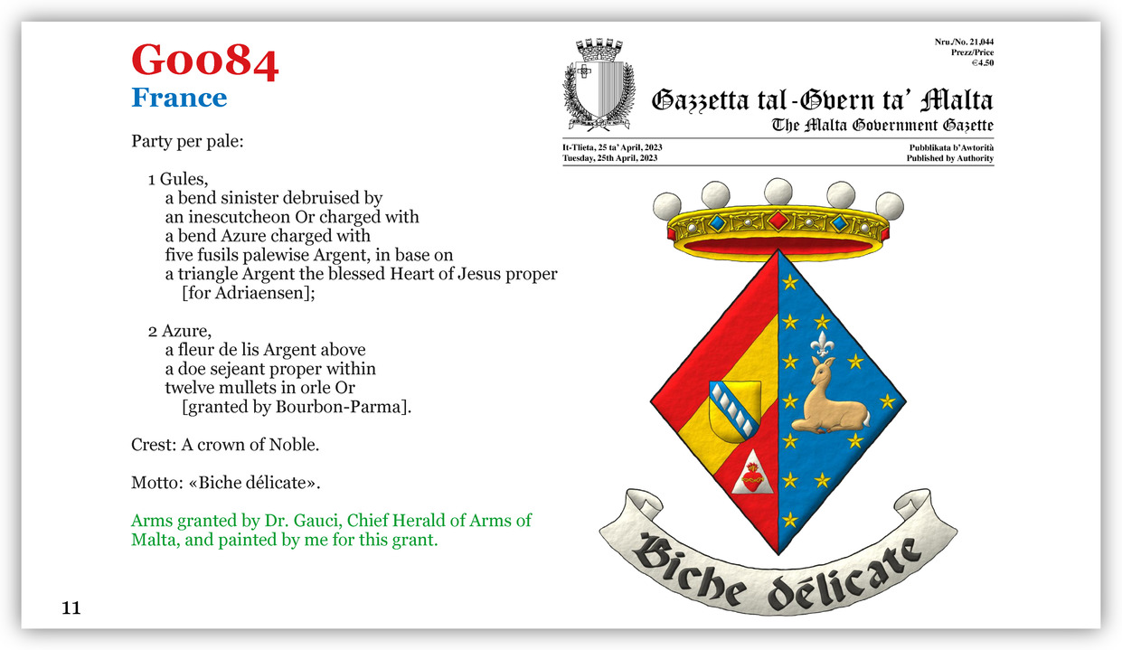 Women and Arms: Heidi Garcia-Bosch-de Morales-de Sola n�e Adriaensen.