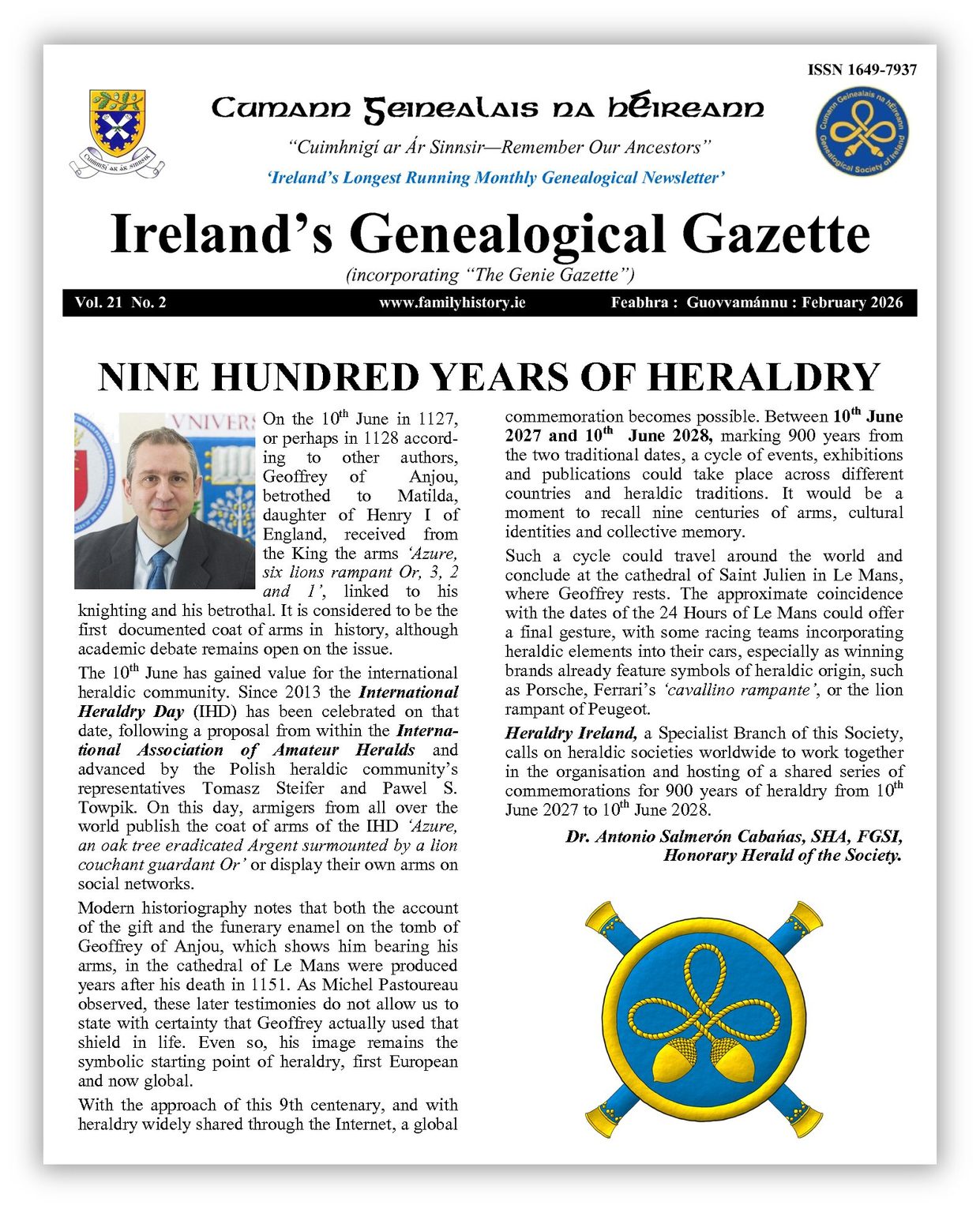 Commemorations for the 900th anniversary of heraldry