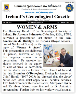 Contemporary coats of arms for women worldwide, GSI, Women and Arms