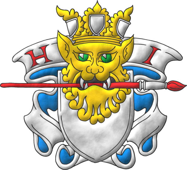 Heralds International, parchment insignia of heraldic artists