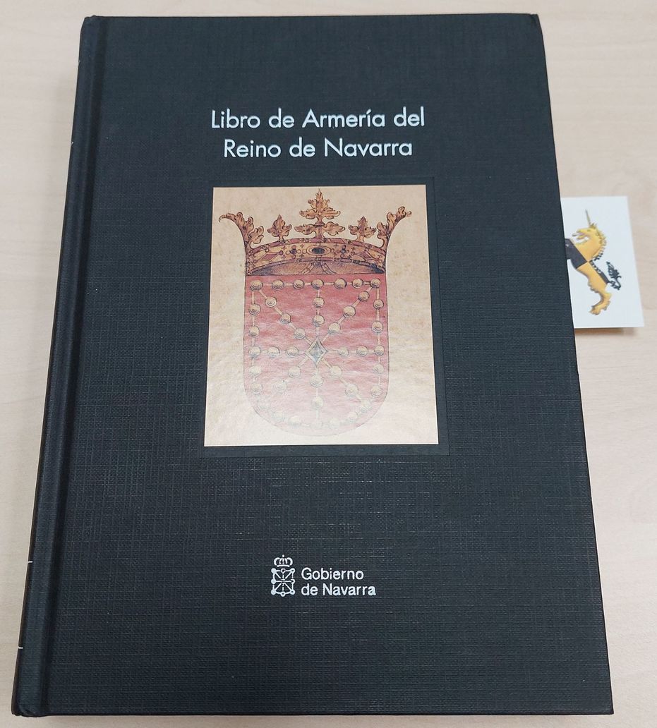 Book of Armory of the Kingdom of Navarra, cover
