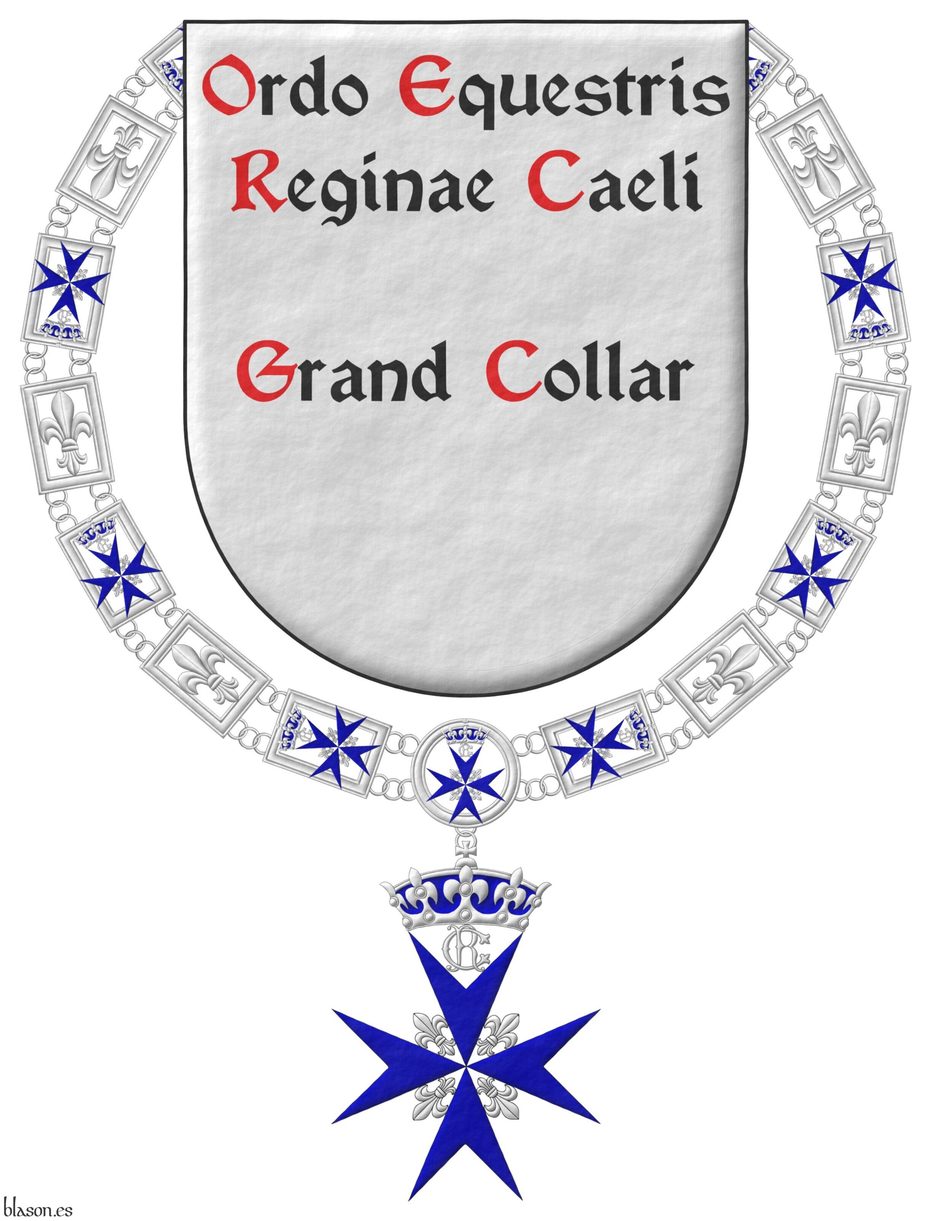 It has been interpreted by me, highlighted with lights and shadows, outlined in Sable, with a semi-circular outer contour and with a rough finishing.