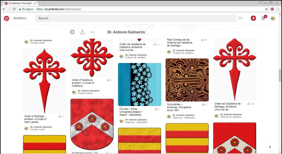 Pinterest, blasones, Dr. Antonio Salmern