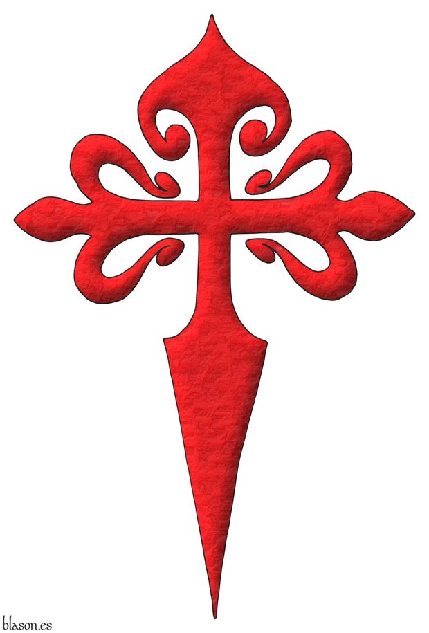 A cross of Saint James.