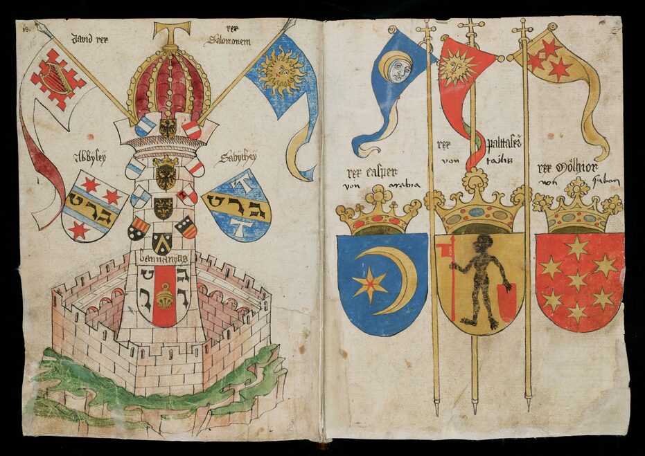 Pginas 15 y 16, Torre de David y los Reyes Magos