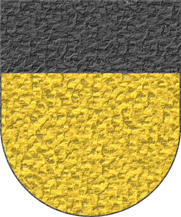 Escudo de oro; el jefe de sable.