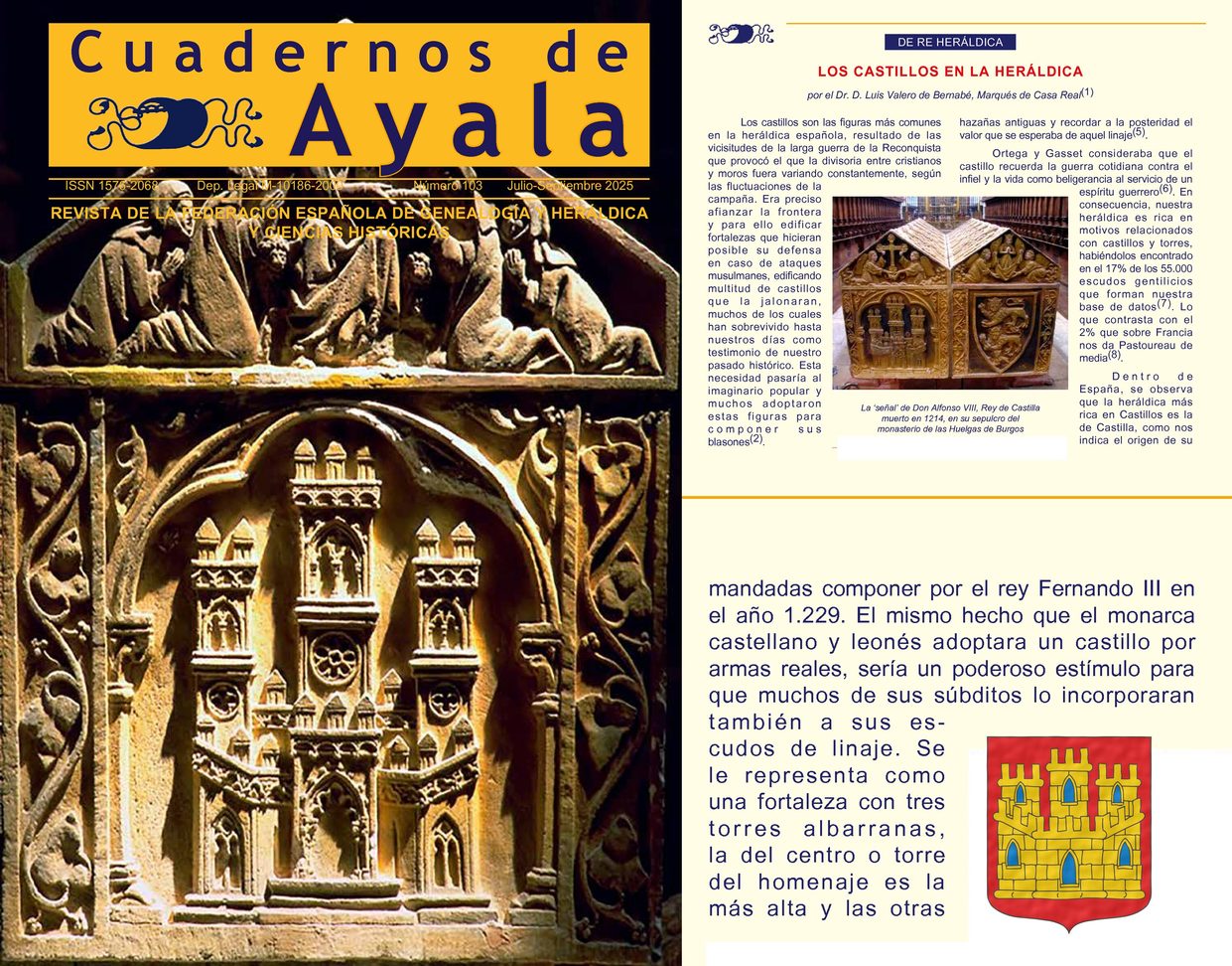 Luis Valero de Bernab�, The Castles in Heraldry