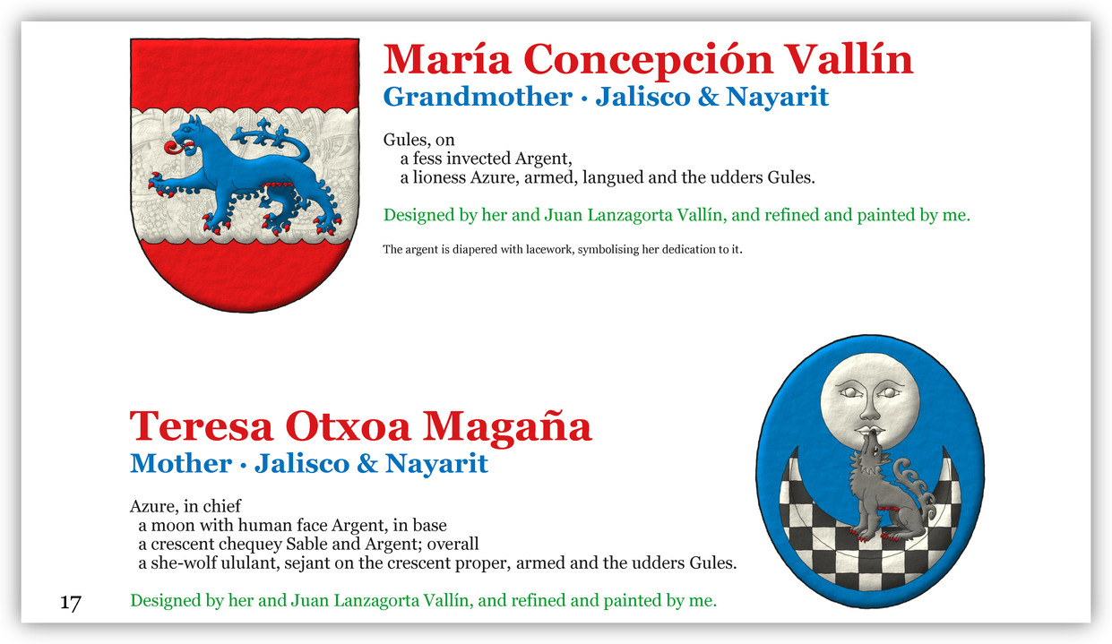 Women and Arms: Mar�a Concepci�n Vall�n de Lanzagorta.