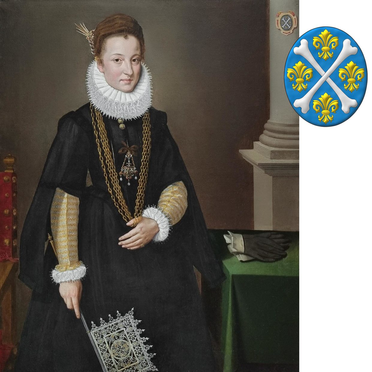 Reconstrucci�n a partir de la observaci�n directa del cuadro.