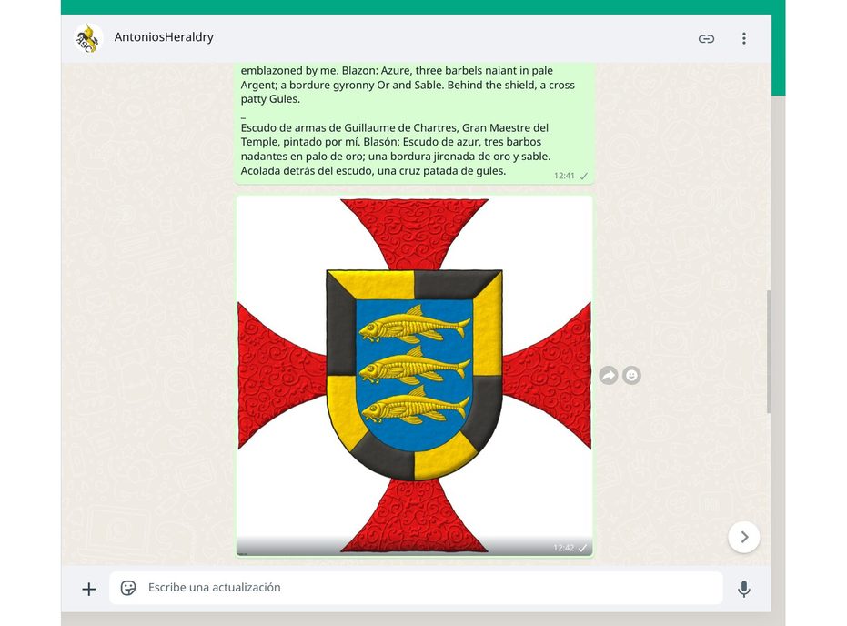 Dr. Antonio Salmeron, WhatsApp, Guillaume de Chartres