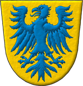 Escudo de oro, un �guila de azur.