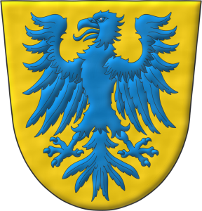 Escudo de oro, un �guila de azur.