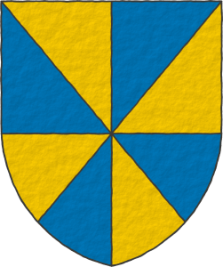 Jironado de oro y azur.